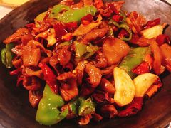 干锅黑毛猪大肠-深山老屋(国顺东路店)