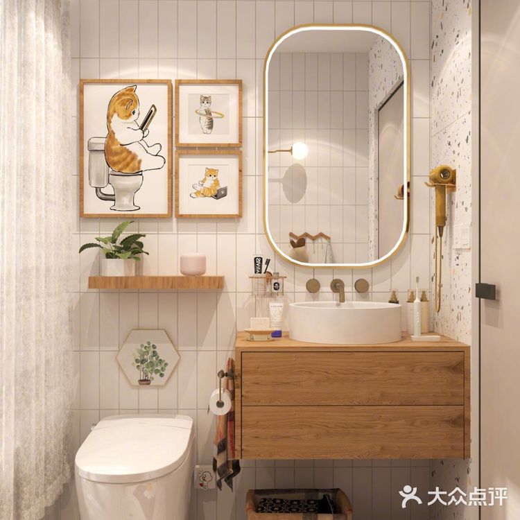 无锡装修 温暖Ins风小浴室