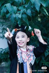 -后宫·古装汉服京剧儿童亲子全家福摄影