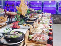 自助取餐区-前王院•巧克力海鲜市集餐厅(万平口店)