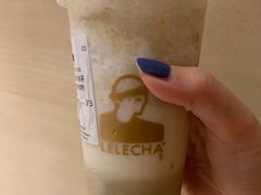 绿豆沙牛奶冰冰茶-LELECHA乐乐茶(美罗城店)