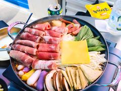 芝士肥牛年糕火锅-Meet Sun韩式大排档(五一广场7MALL店)