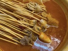 -拈签一笑黄牛肉辣卤串串