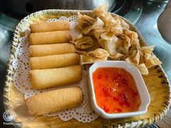 炸牛奶拼炸云吞-阿多私房菜(顺德店)