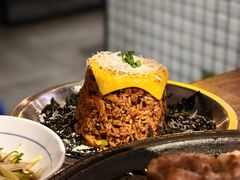 芝士炒五花肉泡菜炒饭-济州爱肉堂(总店)