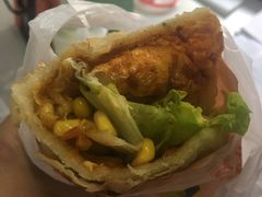 -小红车炸蛋葱油饼
