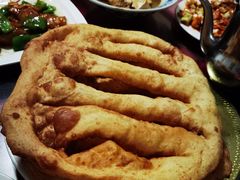 棉籽油炸大油饼-峪鸡餐厅