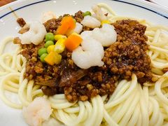 虾仁炸酱面-奎元馆.百年奎元.非遗传承(西湖边的解放路店)