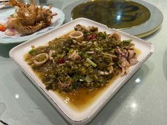 酸菜炒鱿鱼-温岭人家(红花北路店)