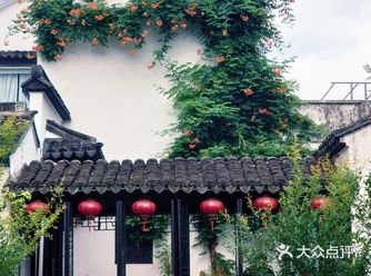 2024/07 非常漂亮的一栋建筑，凌霄花装饰着高高