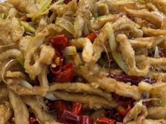 干煸鱿鱼-北戴河庆山饭店·海鲜砂锅粥(北戴河黑石路店)