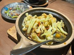 花菜炒肉-洞庭记·老湖南味道(下沙店)