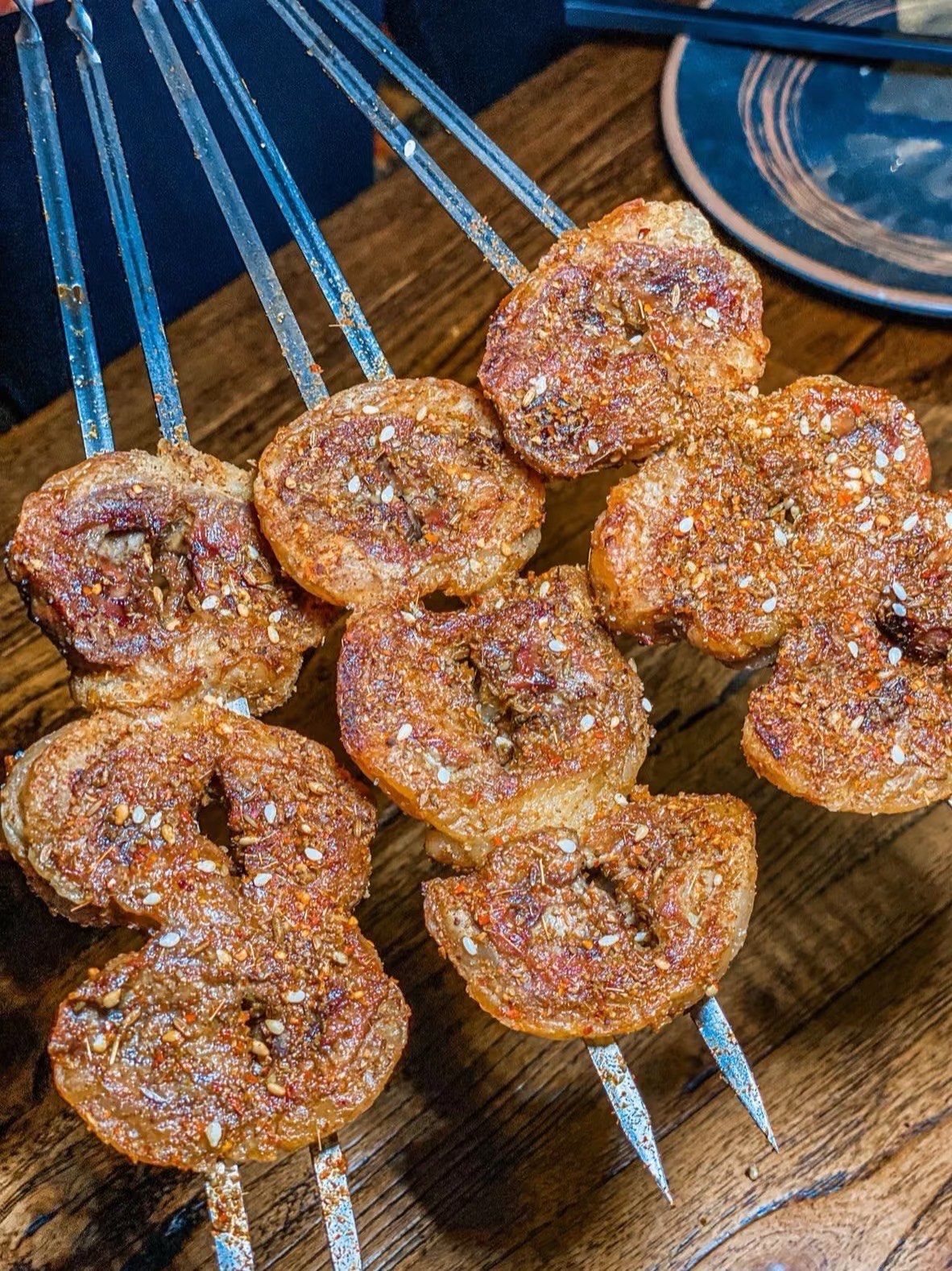 冬夜炙烤,羊腰盛味