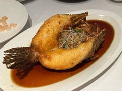 黄油花雕浸笋壳鱼-玫瑰厅上海菜(兴国路店)