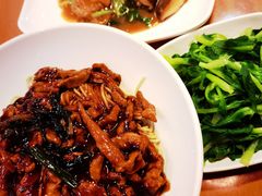 辣肉丝拌面-笑笑面家(白兰路店)