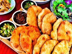 油饼-骊山十三花民俗餐厅