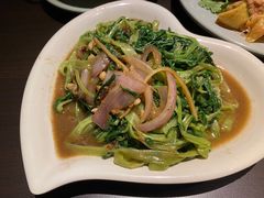 马拉盏炒通菜-大头虾越式风味餐厅(光明广场店)