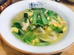 小白菜蛤肉汆炒鸡蛋-山东宾馆·齐鲁苑餐厅