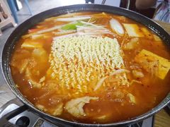 泡菜芝士年糕拉面土豪锅-京玉菲饭店(李村店)