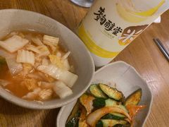 香蕉味米酒-包装马车·韩国料理·포장마차
