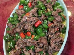 小炒黄牛肉-秋色客家菜(南山店)