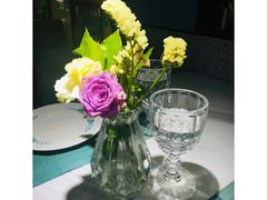 餐具摆设-蜜桃花开·中西融合菜E&W(南长街店)