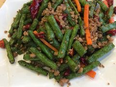 榄角肉碎炒四季豆-海宝酒家(中山四路店)
