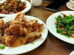果仁菠菜-三点小吃(山大店)