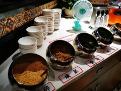 自助调料区-李子坝梁山鸡(北碚万达五鸡哥店)