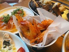 蒜香味南美白对虾-玛尚诺意式餐厅(官舍店)
