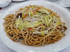 韭黄肉丝两面黄-老人和饭店(淮海中路店)
