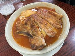豬扒煎蛋出前一丁（暑仔鮮茄湯底）&nbsp;-兰芳园(中环老店)