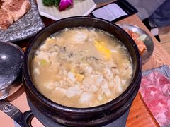 嫩豆腐汤-万兴佳烤肉·长白山老味道(宏泰广场店)