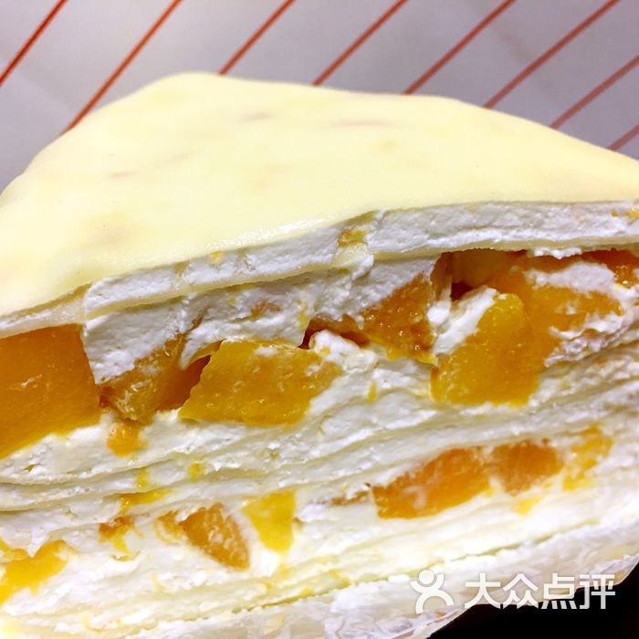 oh cake芒果千层切块图片-北京甜品-大众点评网