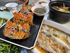 -七的湖·晚芳亭·阳澄湖农家菜·大闸蟹(莲花岛店)