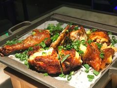 绿茶葱香烤鸡烤肉合拼-绿茶餐厅(深南广场万科店)