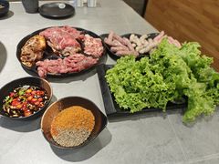 -啊美丽炭火烤肉(滑翔一店)