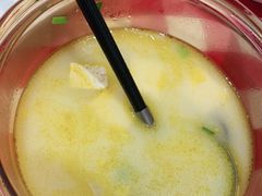 鸡汤小白菜煮榆林豆腐-西贝(上海中心店)
