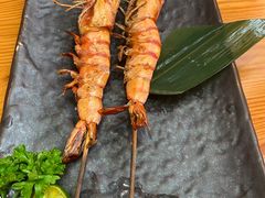 盐烤大虾-鲁山人日本料理·放题·套餐(松卫北路店)