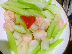 西芹百合炒虾球-金龙·打边炉(武进路店)