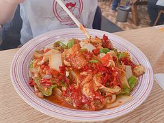 -歹歹的加个面过油肉拌面