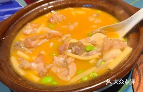 Bamboo Shoot and Edamame Stir-fried Frog