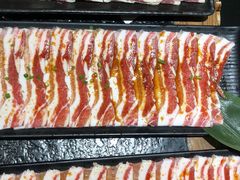 调味猪五花-九田家黑牛烤肉料理(珠江摩尔店)