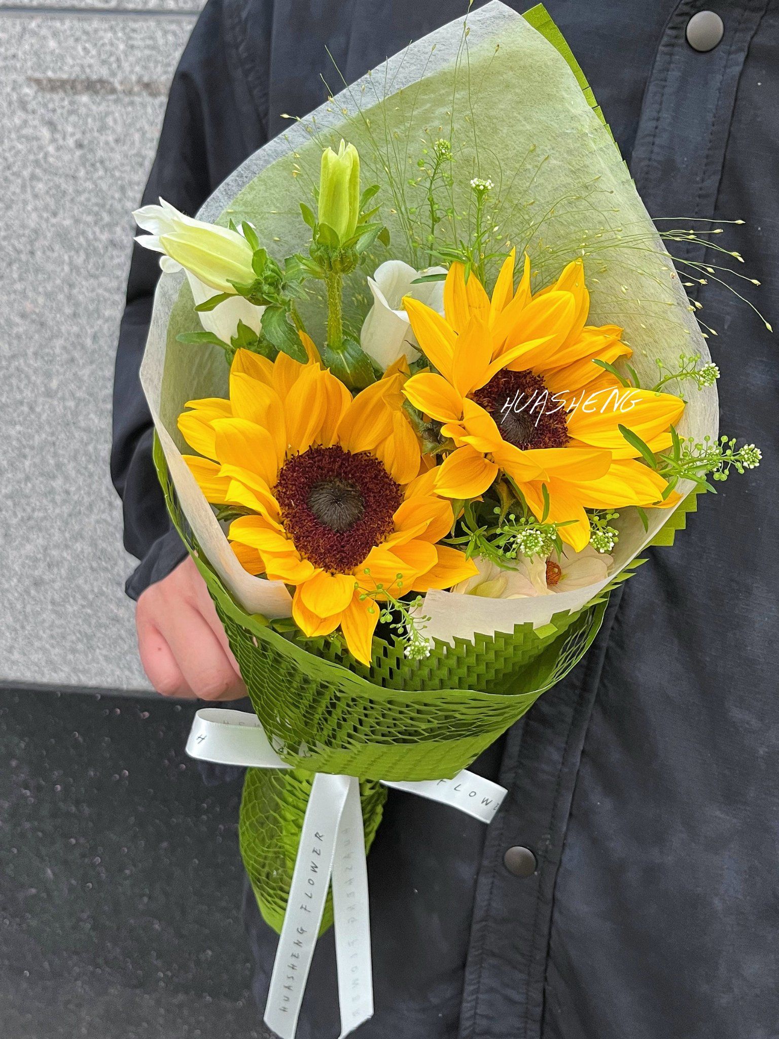 苏州花店-迷你向日葵小花束
