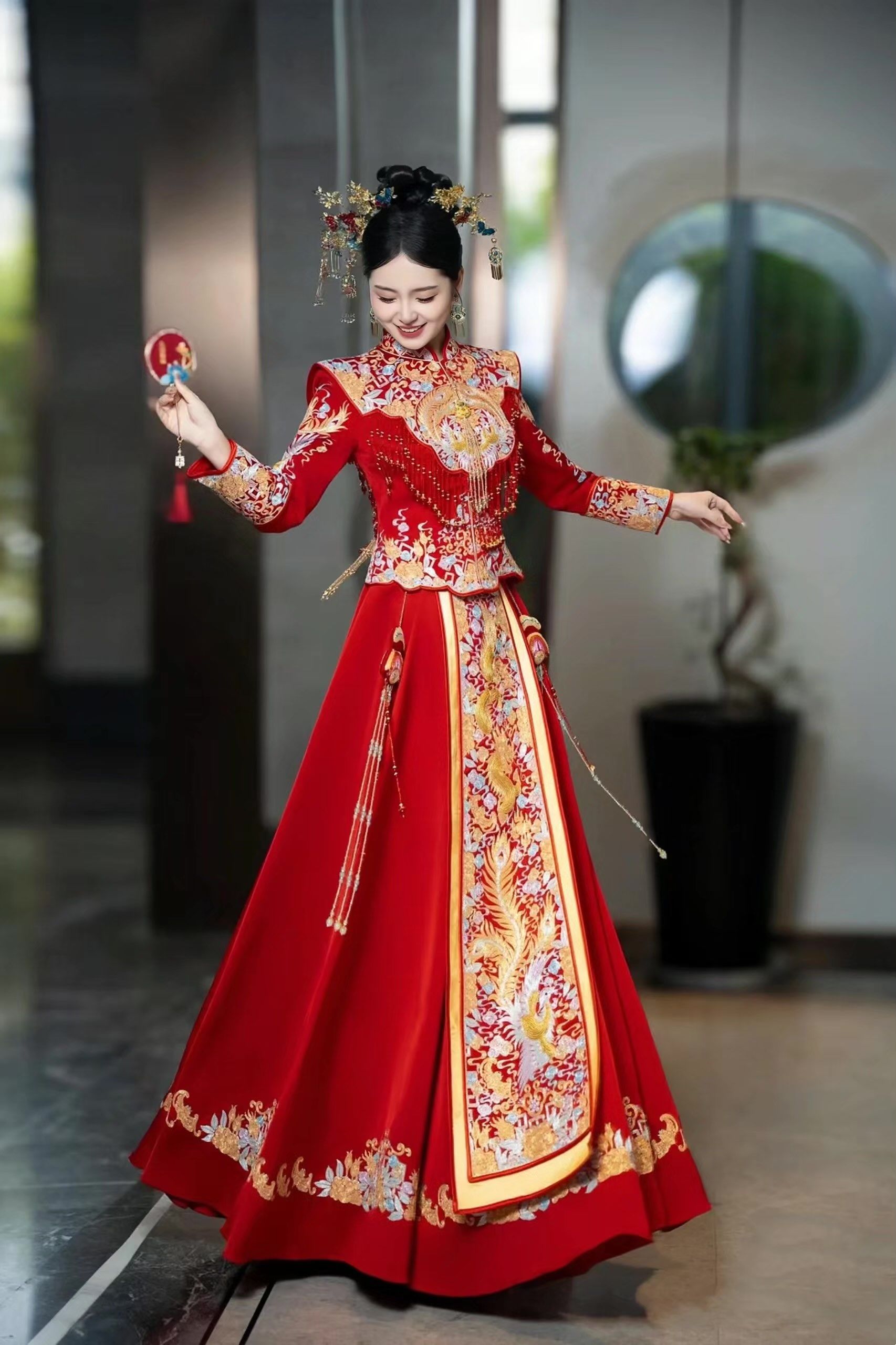 中式婚纱美翻了