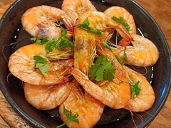 白灼白虾-老东镇啤酒屋海鲜加工·蒸汽海鲜·海鲜烧烤(台东店)