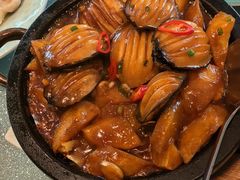 石锅土豆鲍鱼-奕景海鲜酒家· 大连海鲜(星海广场店)