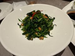 芥兰苗拌甜黄豆-醉庐·新上海菜(南京西路店)