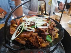 土猪肉吊锅-兴安酒店农家吊锅土菜(天堂寨店)