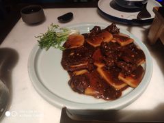 牛仔骨炒年糕-绿茶餐厅(深圳龙华天虹购物中心店)